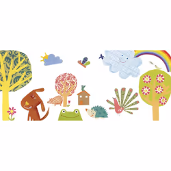 Clairefontaine Baby, Sach 6 Pl 14,8X21Cm, Animaux Familiers