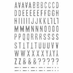 Clairefontaine Glitty, Sach 2 Pl 10,5X16Cm, Alphabet / Chiffres, Argent