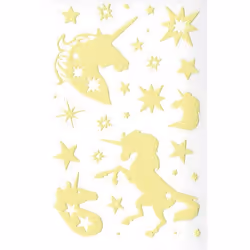 Clairefontaine Phospho' Stick, Sach 2 pl 10,5x16cm, Licornes