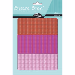 Clairefontaine Square Stick', Sach 1 Pl 14,8X21Cm, Rouge/Rose 0,5Cm