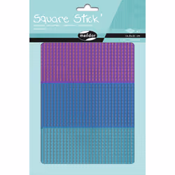 Clairefontaine Square Stick', Sach 1 Pl 14,8X21Cm, Violet/Bleu 0,5Cm