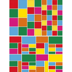 Clairefontaine Géométriques, Sach 60Pl 16X21Cm, Assortiment, 3 an(s), Papier, Multicolore