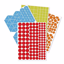 Clairefontaine Basiques, Sach 60Pl 16X21Cm, Multiformes Géométriques, 3 an(s), Papier, Multicolore