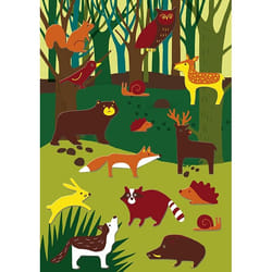 Clairefontaine Sweety, Sach 2 Pl 14,8X21Cm, Forêt