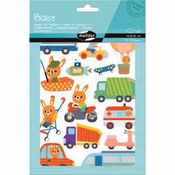 Clairefontaine Baby, Moyens De Transport, Sach 6 Pl 14,8X21Cm