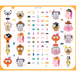 Clairefontaine Maxi Book Stick', Animaux Déguisés