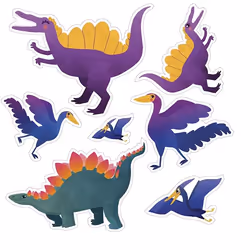 Clairefontaine Stick Story, Dinosaures