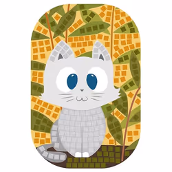 Clairefontaine Square Deco, Chat