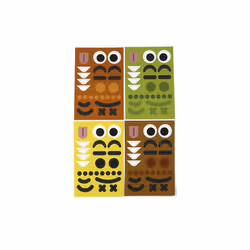 Clairefontaine Pochette Créative, Portraits D'Animaux Géométriques