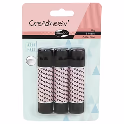 Clairefontaine Creadhesiv', Set De 3 Tubes De Colle, 8G, 5 an(s), Transparent
