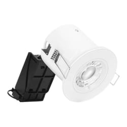 Aurora - EN-AL110W/40 kit spot encastré - aluminium - fixe - GU10 - 5W - 4000K - blanc - IP65