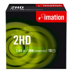 Imation 3.5” DS-HD, 10 Pcs 1,44 Mo