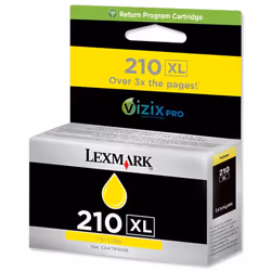 Lexmark 210XL Y, Rendement élevé (XL), Encre à pigments, 1 pièce(s)