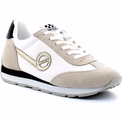 Sneakers City Run Jogger Breaker Daim Blanc
