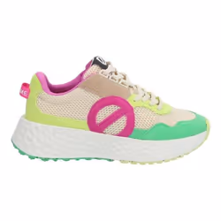 Baskets - NO NAME - CARTER JOGGER - Suède - Vert - Talon Plat 4 cm