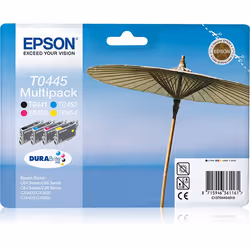 Epson Parasol Multipack " " (T0445) - Encres DURABrite Ultra N, C, M, J, 1 pièce(s), Multi pack