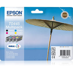 Epson Parasol Multipack " " (T0445) - Encres DURABrite Ultra N, C, M, J