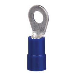 Klauke - Cosses pvc bleu à anneau pré-isolée à sertir - diamètre tête 8 x 4,2 mm - Section 1,5 - 2,5 mm² - Vendu par 100