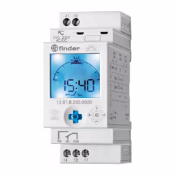 Interrupter horaire digital horloge astronomique journalière - Finder Horaire européen été/hiver Ecran LCD rétro-éclairé pour ...