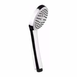 Douchette 1 jet : pluie Matière : ABS Ø 80 mm Picots anti-calcaire Arrivée mâle 1/2'