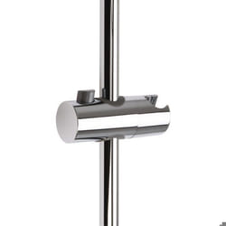 Curseur pour barre de douche chromé avec poussoir Odyssea - 25 mm