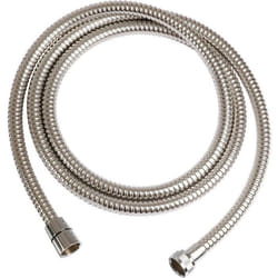 Flexible double agrafage - ODYSSEA - Chromé écrou fixe - 2 m