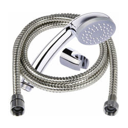 Kit de douche Simplex chromé avec support et flexible Odyssea 1,5 m