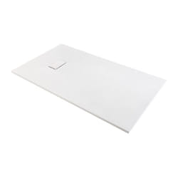 Odyssea - Receveur De Douche Effet Pierre Blanc 180x90 Joy