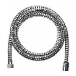 Flexible semi lisse chromé - anti-écrasement - 1,5 m