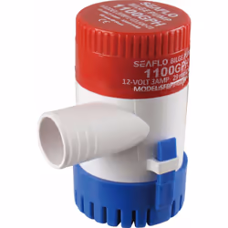 Pompe de cale immergée SEAFLO 12V permettant d'évacuer l'eau de votre cale efficacement et sans effort. Pompe de cale compact ...