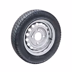 Roue complète 135/80R13  4 trous 130 déport 20 mm