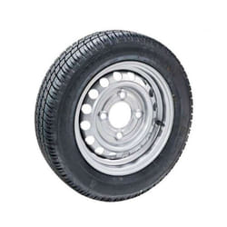 Roue complète 135/80R13  4 trous 130 déport 20 mm