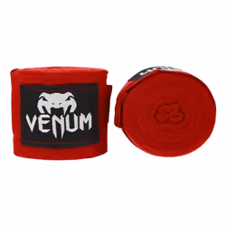 Venum EU- -0429-RED, Bandage élastique pour les mains, 3,99 m (157"), Rouge, Coton