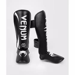 Venum EU- -0773-M, Boxe et arts martiaux, Protège tibia et coup de pied, Noir, M, Adulte