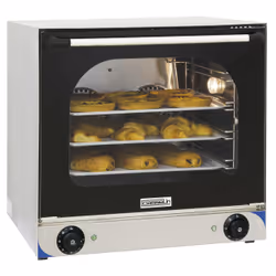 Casselin CFCV1, 0 - 300 °C, 4 étagères, Noir, Acier inoxydable, Rotatif, Acier inoxydable, acier émaillé