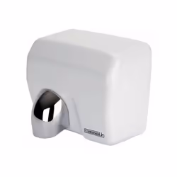 Le sèche-mains CB2BLANC de chez CASSELIN permet de sécher les mains en seulement 15 secondes. Il possède un capot en inox d'u ...