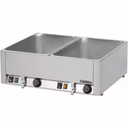 • Acier Inoxydable• 2 robinets d'évacuation d'eau• Capacité 2 bacs GN 1/1 - 150 mm de profondeur• Thermostat réglable de 0°C  ...