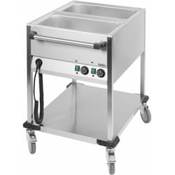 Chariot Bain-marie à Eau 2 x Gn 1/1