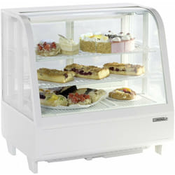 Vitrine réfrigérée à poser 100l blanche