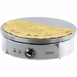 Les crêpières Casselin sont montées sur châssis en inox et dotées d'épaisses plaques en fonte avec un usinage ultra fin. Il e ...