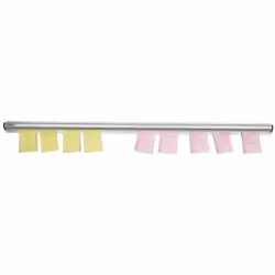 • Construit en aluminium• Roulette de 72 billes en verre• Longueur d'accroche 1121 mm• Adhésif double face • 5 trous de fixat ...