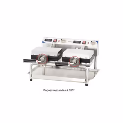 Casselin CG180D moule à gauffres 4 gauffre(s) 3600 W Acier inoxydable