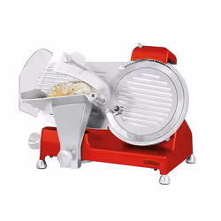Trancheuse à jambon professionnelle rouge 250 mm - Casselin