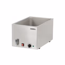 Bain Marie GN 1/1 avec Robinet de Vidange - Casselin - 200 mm - 1300 Watt - Gris