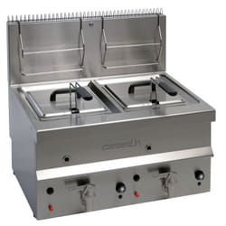 Casselin CFG102 friteuse Double 20 L Autonome 13000 W Acier inoxydable