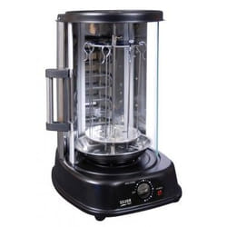 Silver Style 3611730004144 barbecue et grill Dessus de table Electrique Noir, Acier inoxydable 1500 W