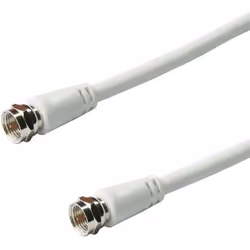 Câble coaxial satellite - 10m Cordon coaxial F mâle / mâle Informations sur le produit : Marque : CONTINENTAL EDISON Couleur  ...