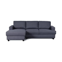Paul Canape dangle gauche 4 places - Tissu gris anthracite - Contemporain - l 215 x p 140 cm