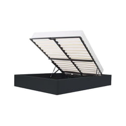 Eclipse Lit adulte 160x200 cm avec coffre de rangement - Simili Noir