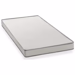 Description générale Matelas mousse HUOPA 90x190 cm, conçu avec un bloc de 10 cm de mousse polyuréthane (30kg/m³) et profilé  ...